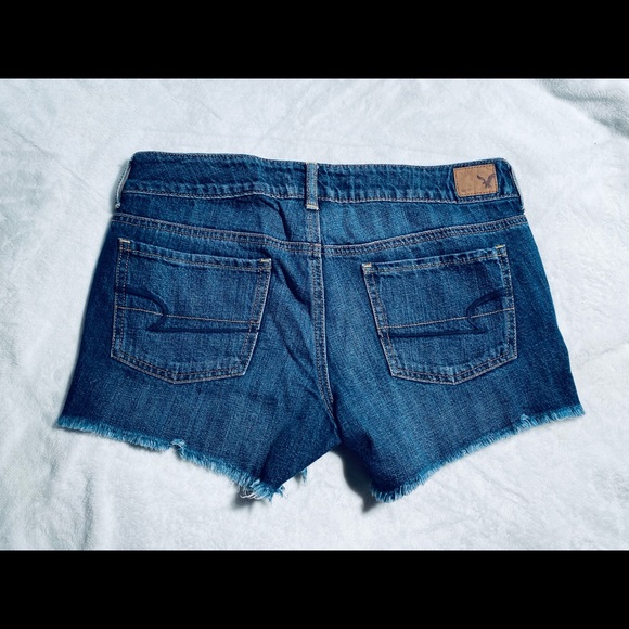American Eagle Floral Jeans Shorts sz 8 - Picture 4 of 5